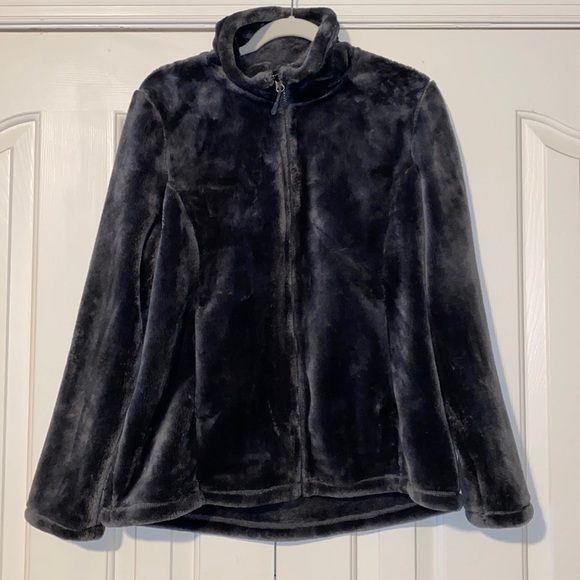 thumbnail image 2 of 32 Degrees Women's Luxe Fur Jacket - Faux Fur Fleece Winter Coat 2 of 14